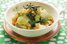 刺し身こんにゃくの納豆あえ