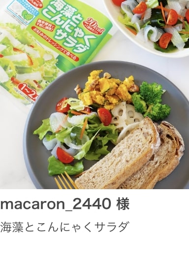 macaron_2440 様 海藻とこんにゃくサラダ