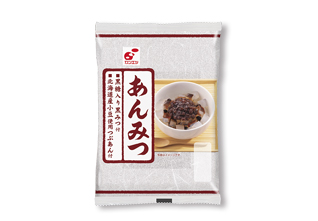 あんみつ　つぶあん＆黒糖入り黒みつ付