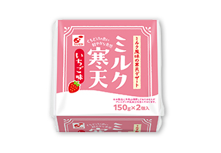 ミルク寒天いちご味2個入