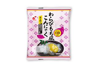 わらびもち風こんにゃく 芋みつ付